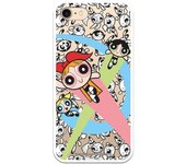 Funda original compatible con iPhone 7 o IPhone 8 o SE 2020 con un diseño de P Girls Volando Fondo B/W