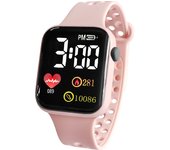 Children's Smart Watch Personalized Fashion Square Love Electronic Watch Boys and Girls Sports Watch Bracelet