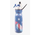 Botella de agua con pulverizador de 590 ml, ideal para deportes infantiles, ideal como regalo escolar para niños y niñas, con pulverizador aislante y absorbente.
