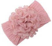 Chiffon Flower Nylon Baby Headbands Children's Hair Bands Infant Soft High Elastic Headdress Solid Boys Girls Hair Accessories