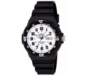 Reloj de Pulsera CASIO MRW-200H-7B Analógico para Hombre Color Negro Correa Goma MRW200H7B
