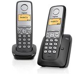 Gigaset A230 Duo Teléfono Inalámbrico - Manos libres negro/ azul