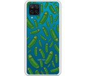 Funda original compatible con Samsung Galaxy A12 5G - Rick y Morty Pickle Rick Pat
