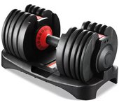 24kg Mancuerna Ajustable,Pesas y Mancuernas,Mancuernas Cortas Ajustables,15 Niveles de Peso,Ajuste Rápido Ajuste Con Una Sola Pulsación,Juego de Mancuernas con Discos de Pesas