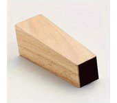 4-inch/6-inch furniture legs, 4-piece set with mounting plate, solid wood replacement feet, used for sofas, couches, armchairs