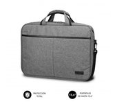 Maletín Subblim Elite Laptop Bag para Portátiles hasta 15.6"/ Cinta para Trolley/ Gris