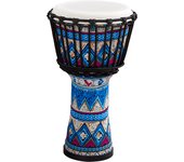 8 Inch Portable African Drum Djembe Hand Drum with Colorful Art Patterns Percussion Musical Instrument