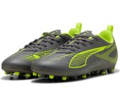 Botas de Futbol Puma Ultra 5 Play Mg para niños en color gris