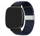 Braided Solo Loop Strap for Fitbit Versa 3 4 Band Adjustable Nylon Sport Watchband Bracelet for Fitbit Sense 2 Bands Watchband
