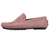 Mocasín de Cuero Limma RONAL para Hombre en Color Rosa