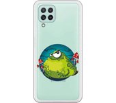 Funda compatible con Samsung Galaxy A22 4G - Monstruo verde