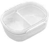 Lonchera con compartimientos, ideal para niños y Adultos, ideal para la Escuela, el trabajo y Viajes, 350 ml.