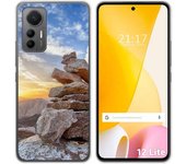 Funda Silicona para Xiaomi 12 Lite 5G diseño Sunset Dibujos