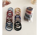 20Pcs Seamless Pack High Rubber Band Elastic Hair Tie Female Basic Versatile Scrunchie Headband Women Hair Accessorie