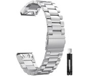 Stainless Steel Strap for Garmin Tactix 7 AMOLED Fenix 7 7X Pro 6X 5X Plus Metal Band for Garmin Tactix 8 8X QuickFit Watchband