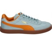PUMA | Zapatillas Puma Club II Era para Mujer – Deportiva en Color Verde con Detalles en Naranja – Sneakers con Cordones – Estilo Casual – Cómodas – Versátiles – Tendencia – Modelo 401572-04