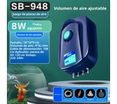 SOBO Silent Aquarium Oxygen Air Pump Fish Tank Adjustable Air Volume High Power Oxygenator Air Compressor Aerator 220v 12w