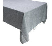 Rectangle Faux Linen Tablecloth, Khaki and Grey Tablecloth for Wedding, Christmas Party, Banquet Decoration, Table Cover