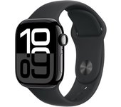 Apple Watch Series 10 OLED 42 mm Digital 374 x 446 Pixeles Pantalla táctil Negro Wifi GPS (satélite)