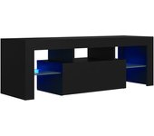 vidaXL Mueble de TV con luces LED 120x35x40 cm, Mueble de Salon, Mueble TV, Mueble TV salon, Mesa de TV, Mueble tele