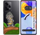Funda Silicona Transparente para Xiaomi Redmi Note 12 Pro+ Plus 5G diseño Mono Dibujos