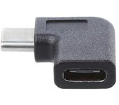 FGNS.Adaptador Macho a Hembra de USB-C Tipo C de 90 Grados, extensión de USB-C USB 3,1 Tipo C de ángulo Derecho e Izquierdo para Tableta, teléfono móvil y portátil