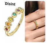 2024 Disney Mickey Sparkling Eternity  Dragon Crown Women's ring wedding vintage Accessories Fit Pandora 925 Original Bracelets