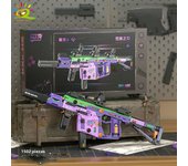 HUIQIBAO MP5 MOC Weapon Model Building Blocks Military Army Pistol Gun Display Technical Bricks Children’s Toy for Boy Game