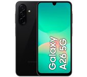 SAMSUNG GALAXY A26 5G NFC 256GB+8GB RAM PANTALLA 6,7'' SUPER AMOLED 120HZ FULL HD+ CÁMARA TRASERA 50MP / FRONTAL 13MP / ANDROID 15 / GPS / WIFI 6 / BLUETOOTH 5.3 / DUAL SIM - eSIM / BATERÍA 5.000 MAH / CONECTOR USB TIPO-C / SMARTPHONE TELÉFONO MÓVIL LIBRE
