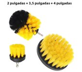Drill Brush Attachment Set Power Scrubber Wash Cleaning Brushes Tool Kit with Extension for Clean Car Wheel Tire Glass windows
