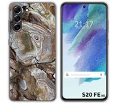 Funda Silicona para Samsung Galaxy S21 FE 5G diseño Mármol 14 Dibujos