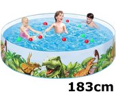 Piscina infantil hinchable Inflable Reutilizable redonda 122cmx25cm,183cmX38cm,MAS DE 2 AÑOS,cm,fespu