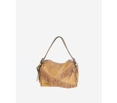 VOLUM - Bolso urban anis bowling p.u. piel y  flecos serraje  para mujer