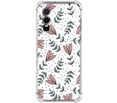 Funda Silicona Antigolpes para Vivo Y76 5G diseño Flores 01 Dibujos
