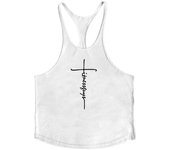 Muscleguys Gym Clothing Bodybuilding Stringer Tank Top Men Cotton Sleeveless Shirt Men Fitness Vest Sportswear Workout Tanktop