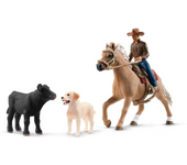Schleich - Equitación del Oeste - Juego de Granja Interactivo - Desarrolla Habilidades Motoras