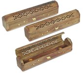 SIGNES GRIMALT Cajitas De Madera Para Quemar Incienso 3 Unidades Decoración India