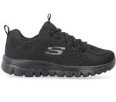 Zapatilla Multideporte para MUJER SKECHERS GRACEFUL-GET CONNECTED-BBK