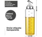 180/300/500ml Cooking Seasoning Oil Bottle Sauce Bottle Glass Storage Bottles for Oil and Vinegar Oil Dispenser For Kitchen