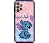 Phone Case for Samsung A12 A52 A14 A53 A71 A72 A11 A21 A33 A50 A70 Silicone Cover Love Stitch Angel Couple
