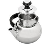 IBILI - Cafetera Pava con filtro Prisma, 0,8 litros, Acero inoxidable 18/10, Apto para inducción