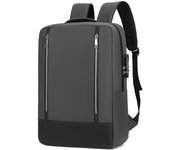 Mochila de gran capacidad con bloqueo de contraseña para hombre, mochila impermeable, viaje de negocios, mochila de carga USB