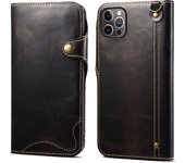 Luxury Genuine Leather Business Case for iPhone XS Max XR 7 8 6S SE Shockproof Wallet Cover For iPhone 15 14 13 12 Pro Max Plus