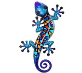 ORIGEN Home Decor - Adorno pared lagarto  Adorno Pared | Jardin Azul - 1x15x28 cm 30208