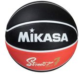 Balón Baloncesto Softee Mikasa BB Negro Rojo - Elegir Talla