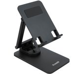 Soporte Sobremesa Movil Tablet Negro Halley Tooq Ph-hermes-halley