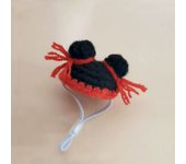 Cute Handmade Knitted Hat Hamster Decoration Chipmunk Guinea Pig Hamster Accessories Hamster Toy Hamster Supplies Small Pet Hat