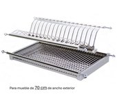 Escurreplatos de acero inoxidable en varias medidas - Suinplas Decoraciones, calidad duradera y elegante