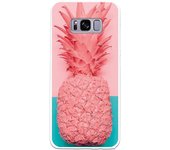 Funda compatible con Samsung Galaxy S8 - piña rosa