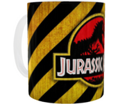 Taza Jurassic Park – Logo Clásico | Cerámica 330 ml | Regalo Fan Jurassic World Stamina